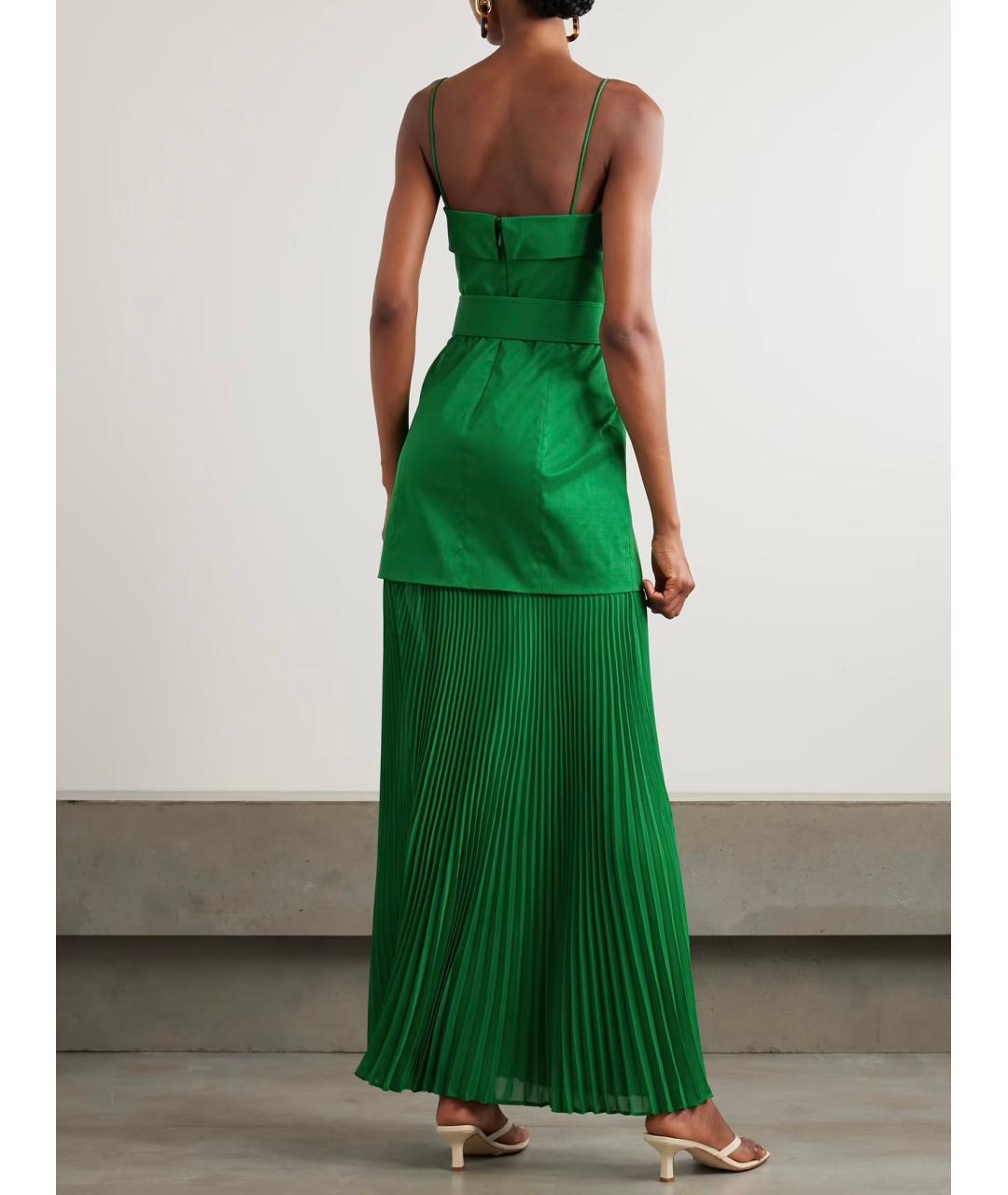 REBECCA VALLANCE Зеленые полиэстеровое коктейльное платье, фото 3