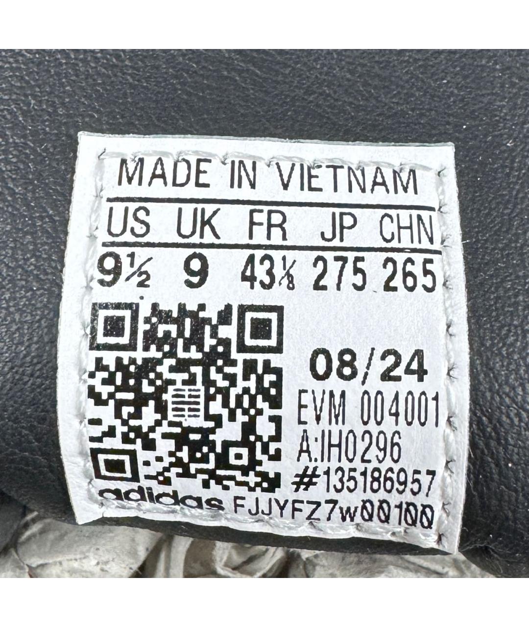 ADIDAS Черные замшевые низкие кроссовки / кеды, фото 7