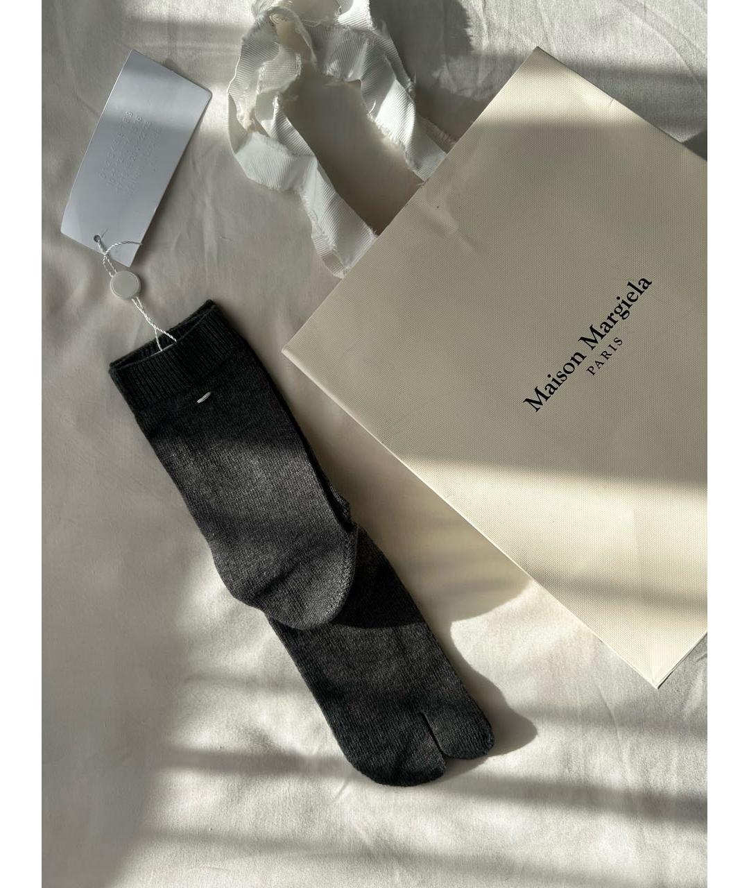 MAISON MARGIELA Серые носки, чулки и колготы, фото 3