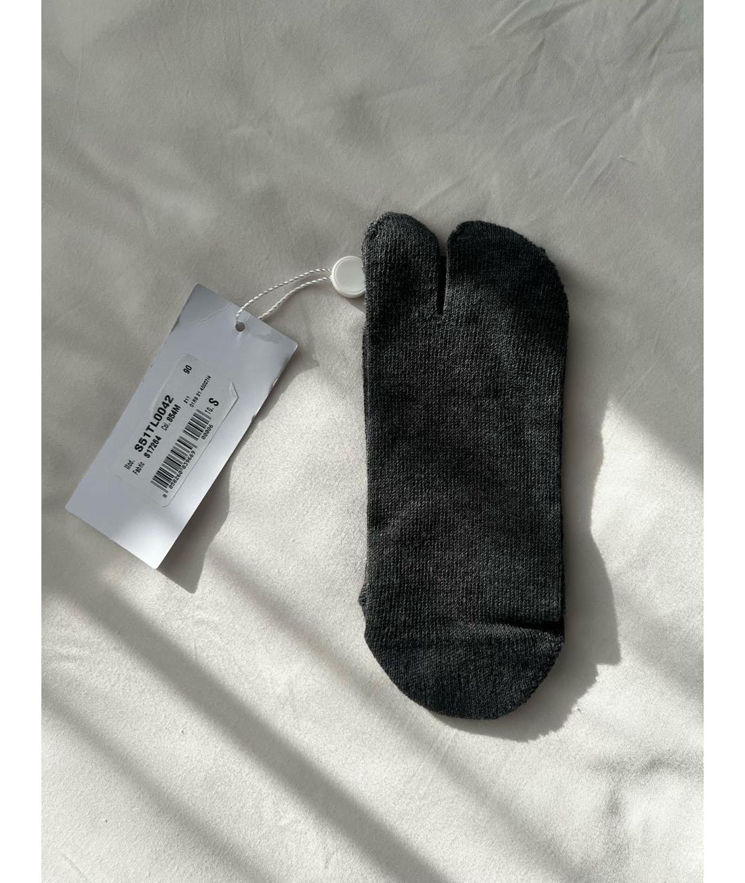MAISON MARGIELA Серые носки, чулки и колготы, фото 5