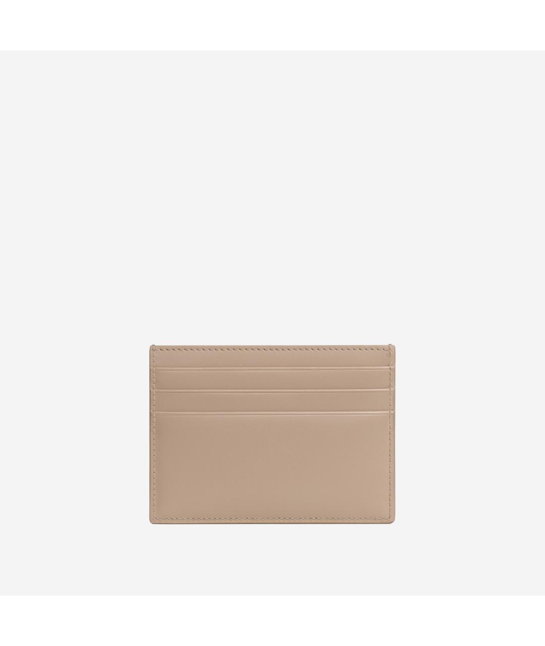 CELINE Бежевый кожаный кардхолдер, фото 3