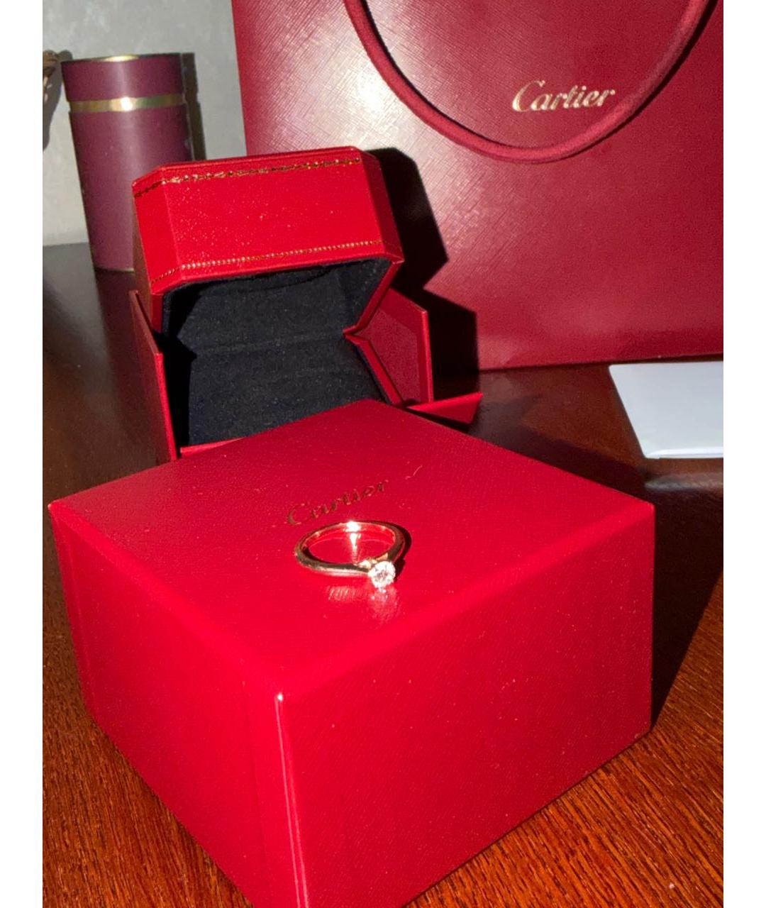 CARTIER Золотое кольцо из розового золота, фото 8