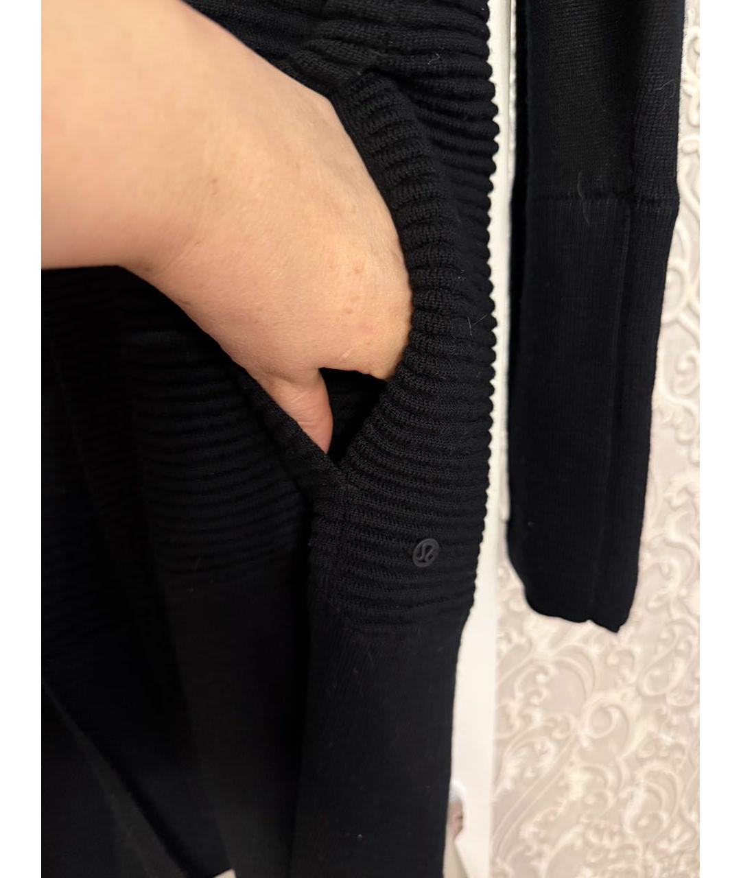 Lululemon Черный шерстяной кардиган, фото 4