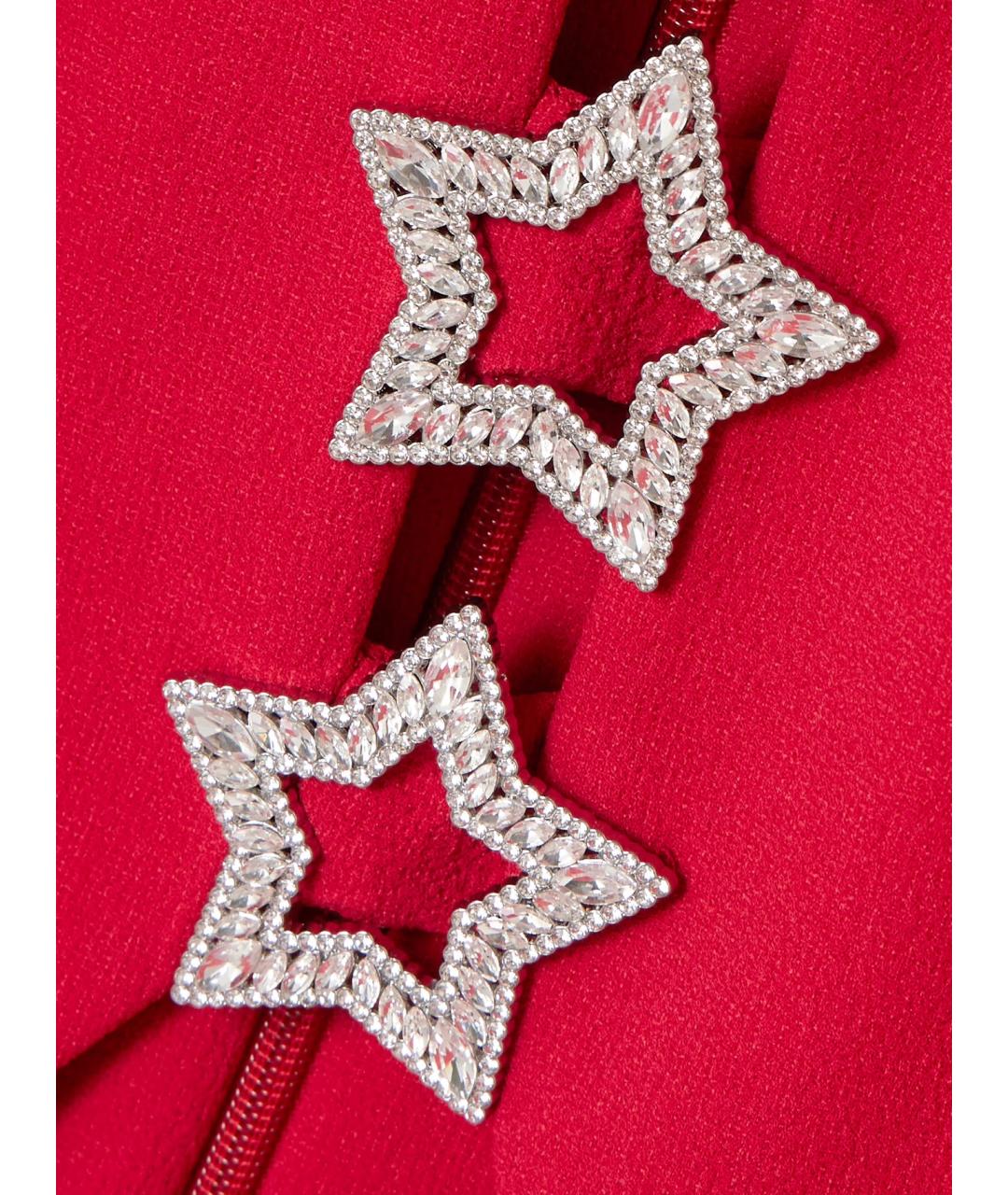 REBECCA VALLANCE Красное полиэстеровое коктейльное платье, фото 4