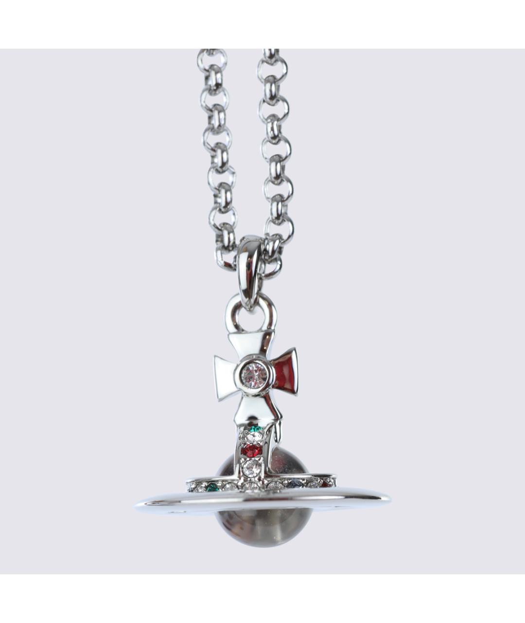 VIVIENNE WESTWOOD Серебряная металлическая подвеска, фото 2