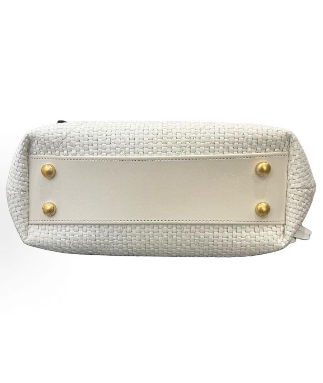 CHANEL Белая сумка тоут, фото 3