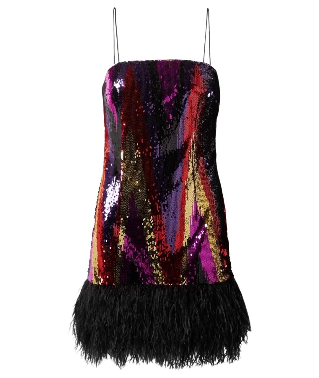 REBECCA VALLANCE Мульти полиэстеровое коктейльное платье, фото 1