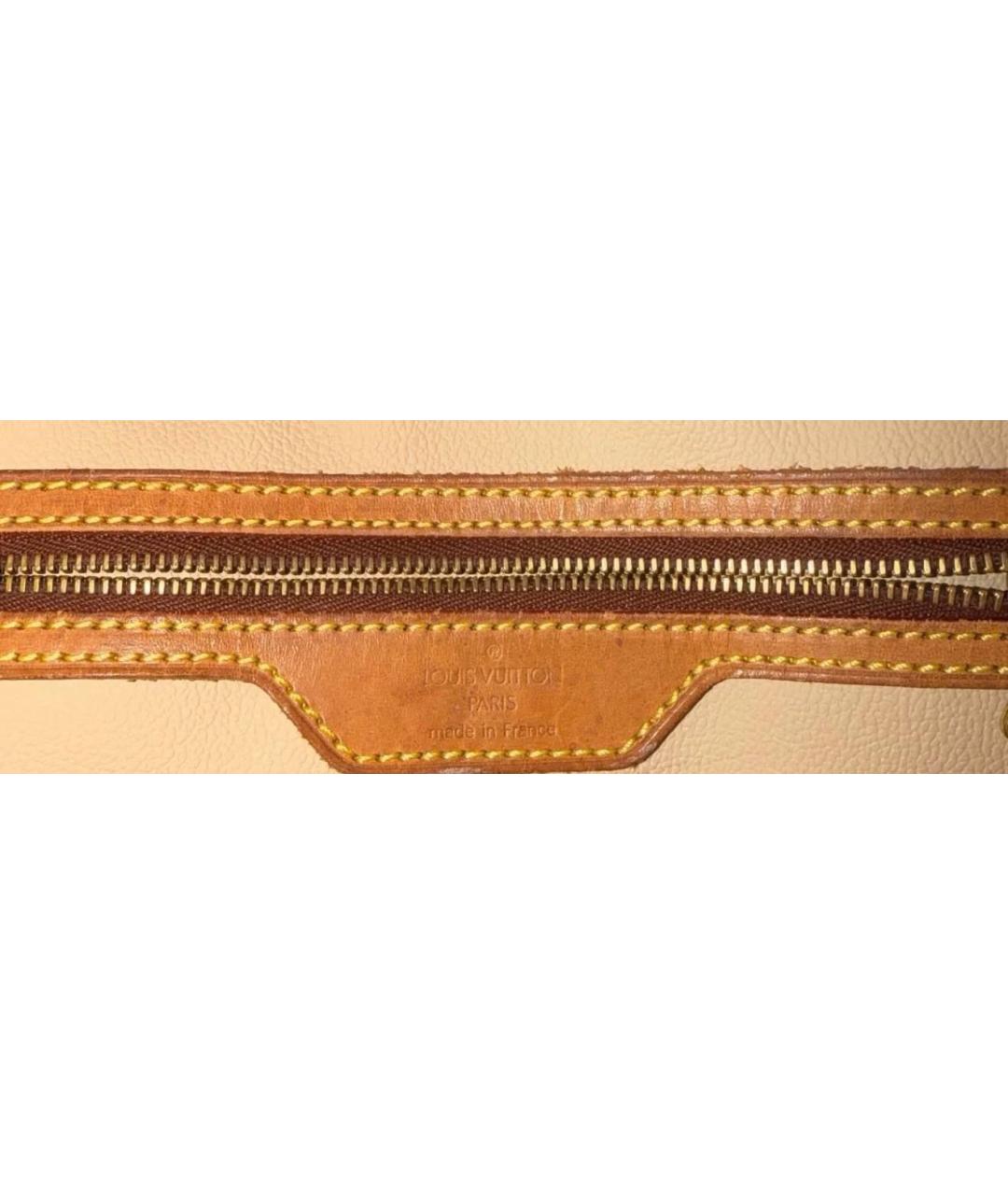 LOUIS VUITTON Коричневый кожаный рюкзак, фото 5