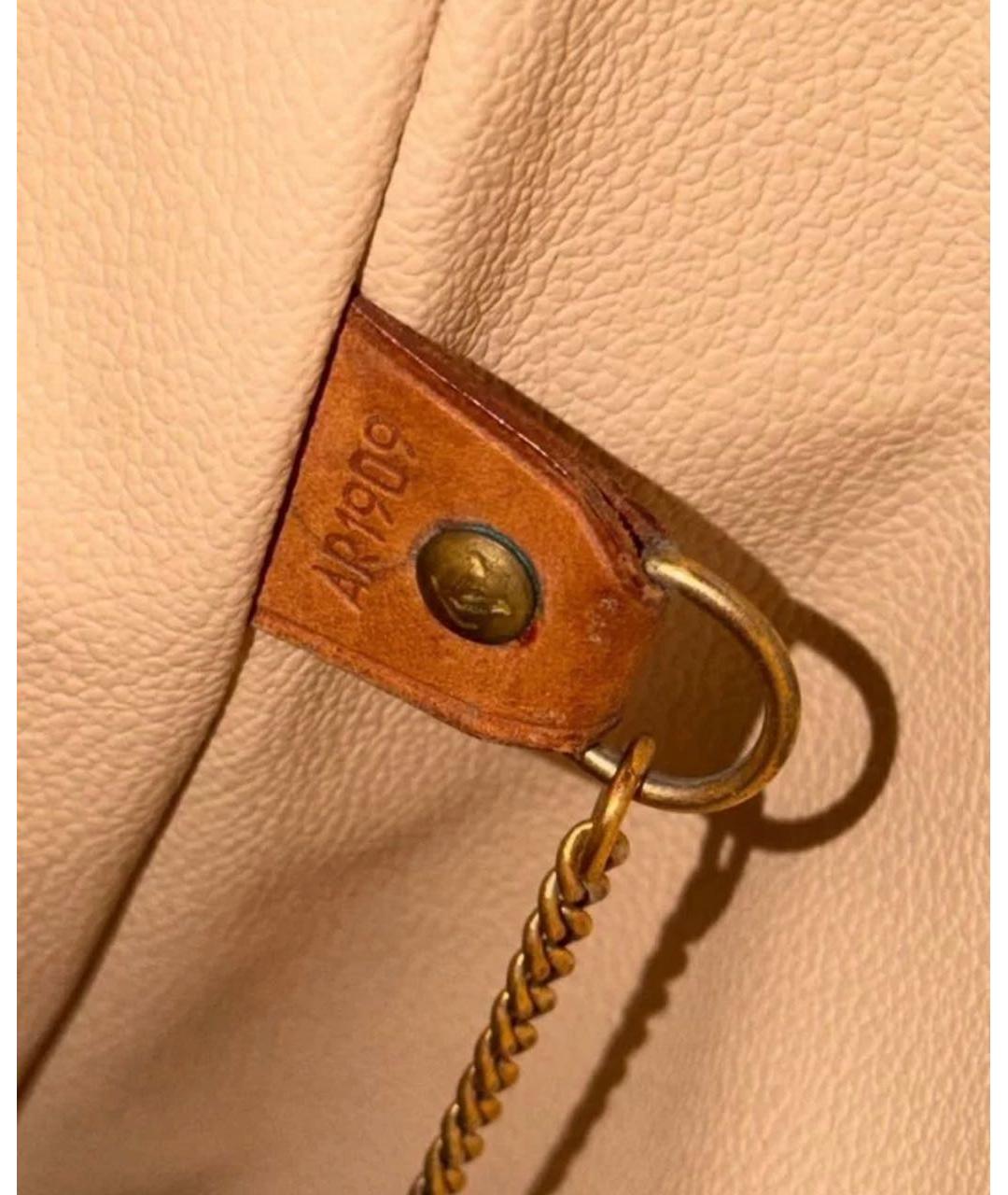 LOUIS VUITTON Коричневый кожаный рюкзак, фото 6