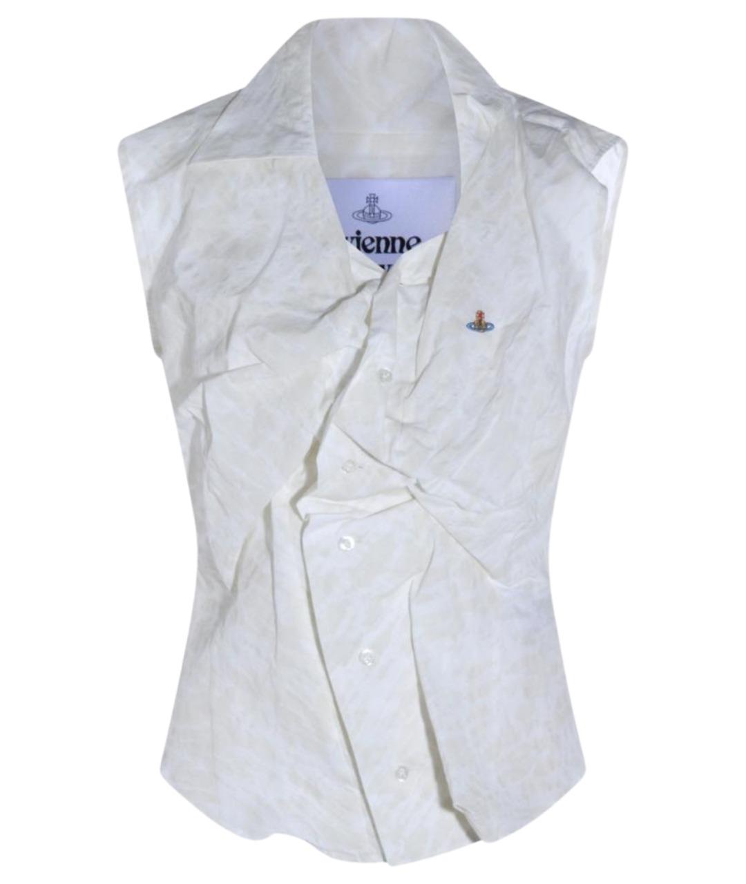 VIVIENNE WESTWOOD Белая хлопковая рубашка, фото 1