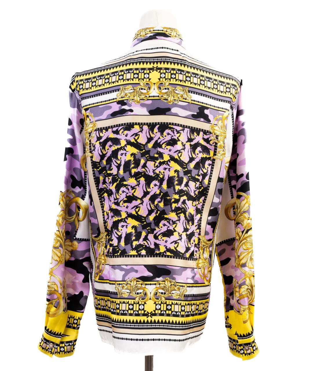 VERSACE Мульти шелковая рубашка, фото 2
