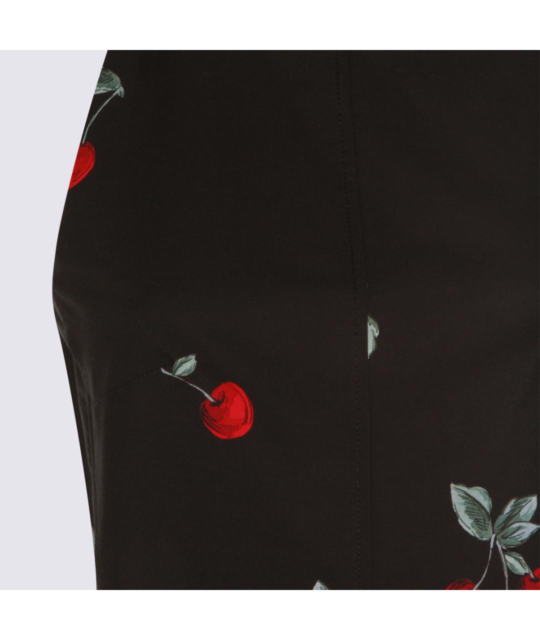 TWIN-SET Мульти хлопковое повседневное платье, фото 4