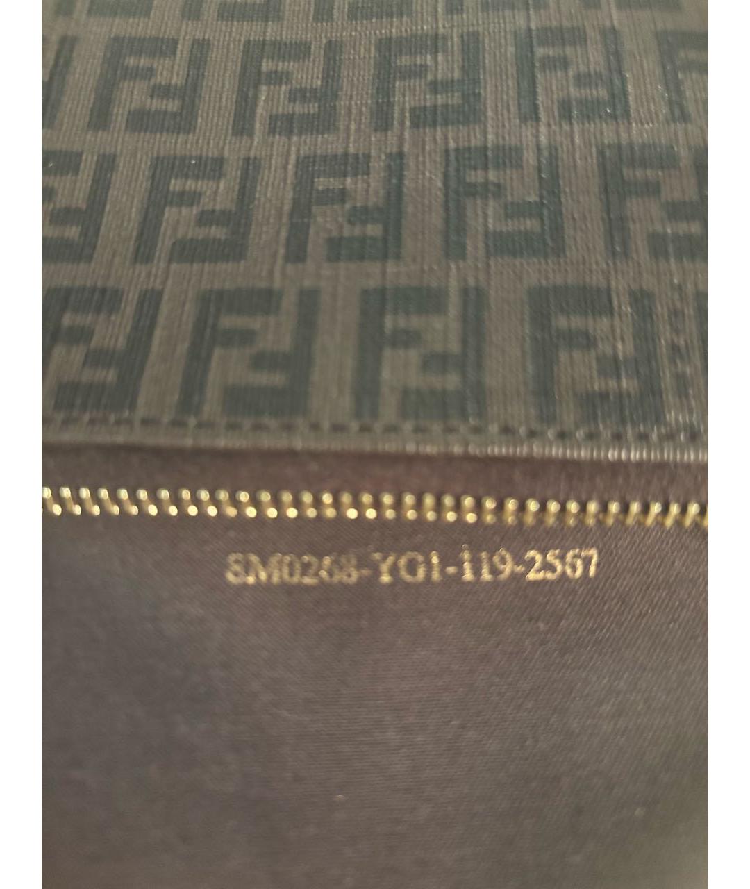 FENDI Коричневая сумка через плечо, фото 5