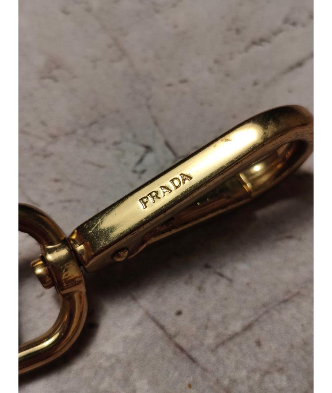 PRADA Бежевая кожаная сумка через плечо, фото 7