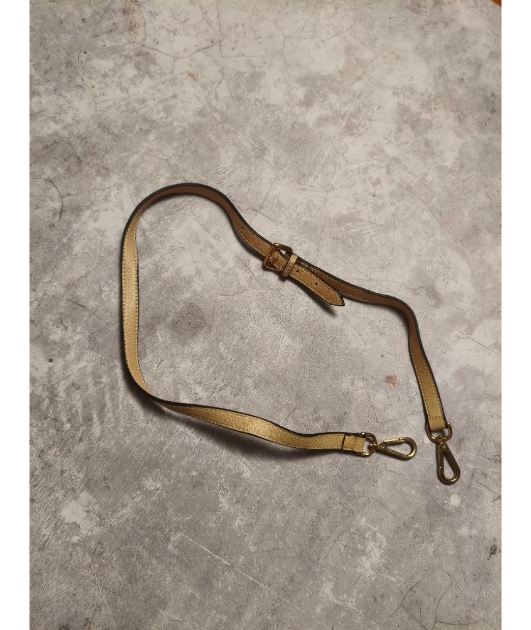 PRADA Бежевая кожаная сумка через плечо, фото 9
