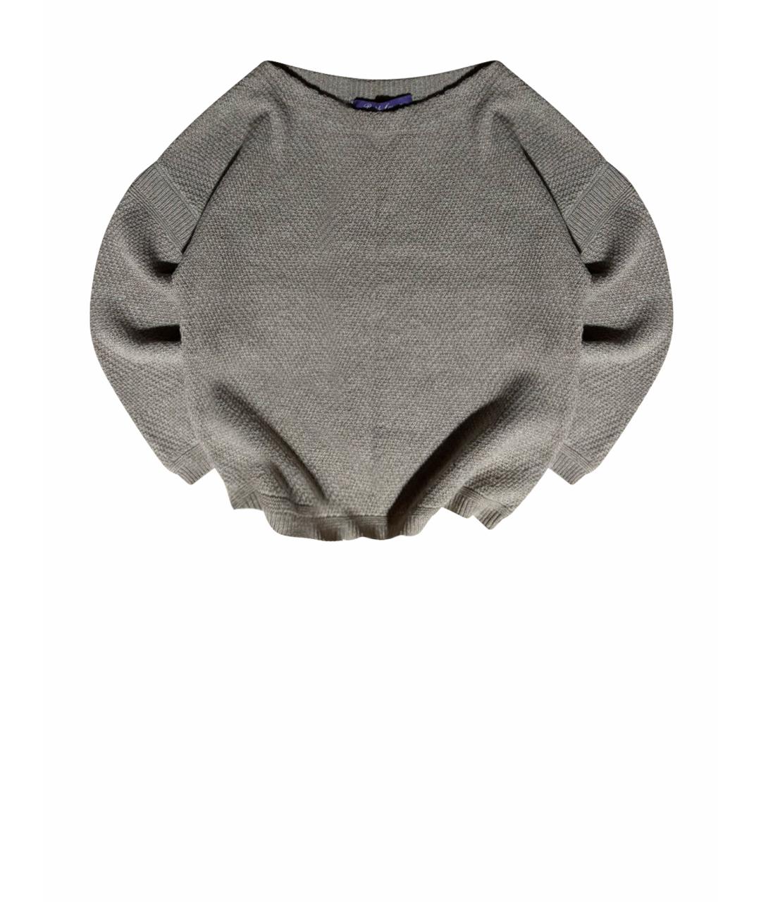 RALPH LAUREN PURPLE LABEL Бежевый кашемировый джемпер / свитер, фото 1