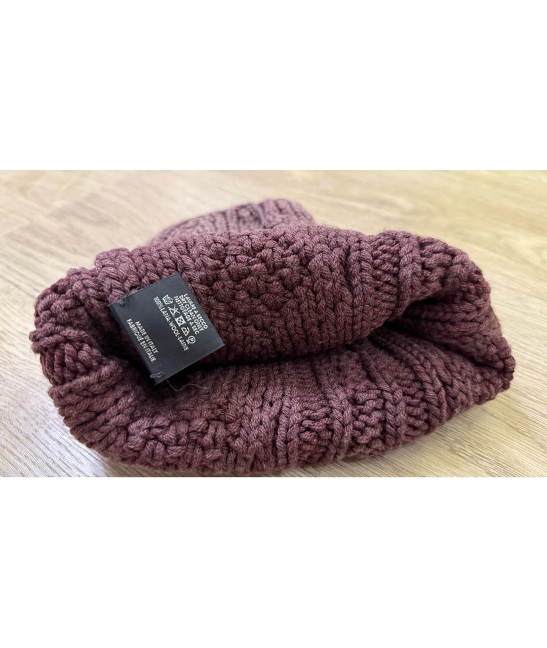 GUCCI Фиолетовая шерстяная шапка, фото 5