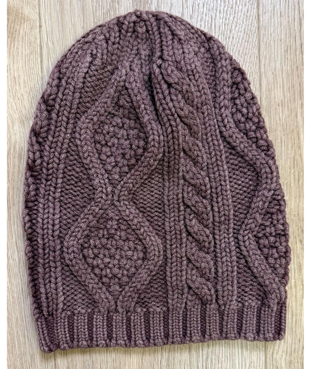 GUCCI Фиолетовая шерстяная шапка, фото 2