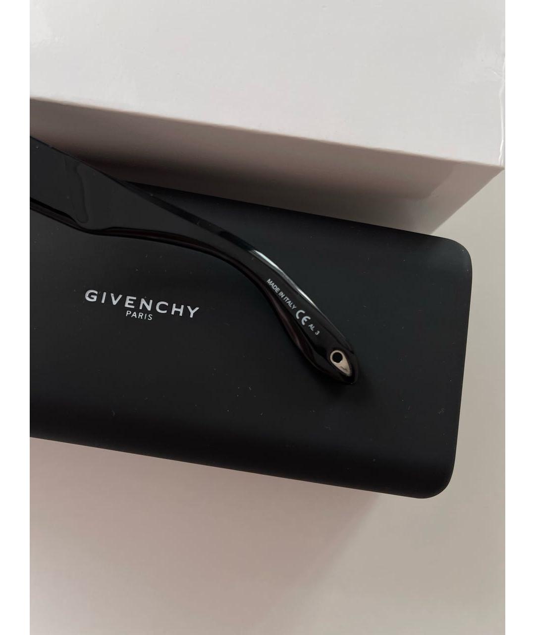 GIVENCHY Черные пластиковые солнцезащитные очки, фото 5
