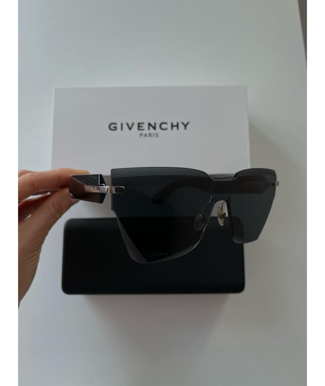 GIVENCHY Черные пластиковые солнцезащитные очки, фото 6