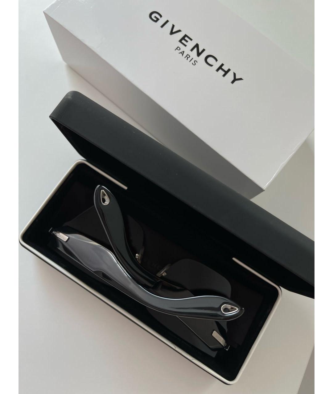 GIVENCHY Черные пластиковые солнцезащитные очки, фото 7