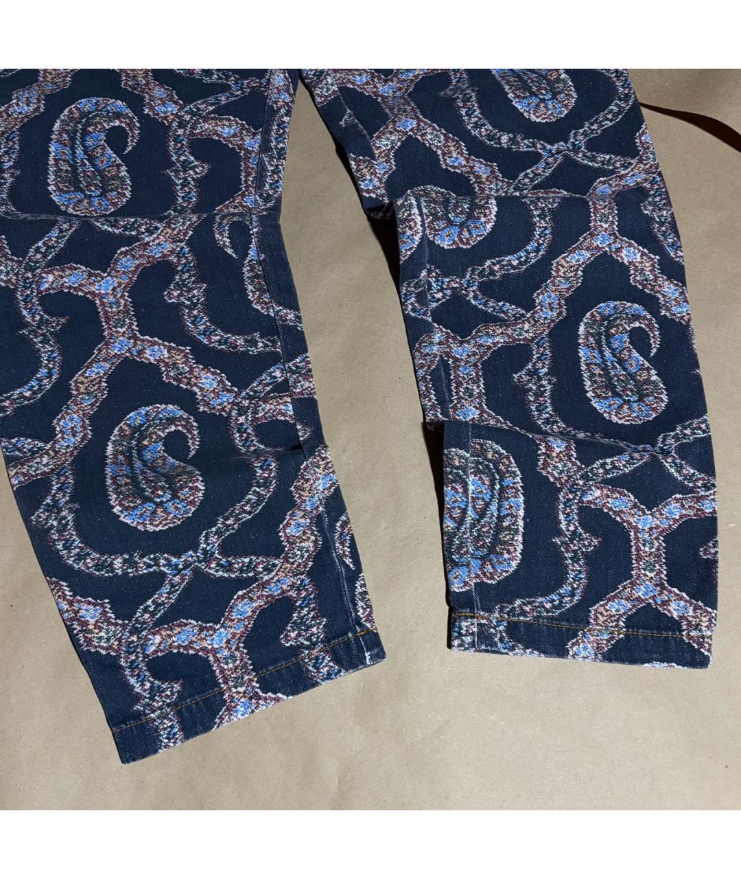 ETRO Мульти хлопковые брюки широкие, фото 3