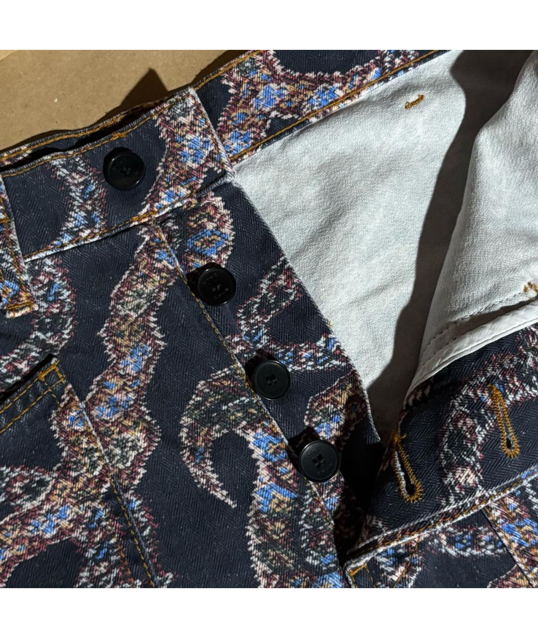 ETRO Мульти хлопковые брюки широкие, фото 6