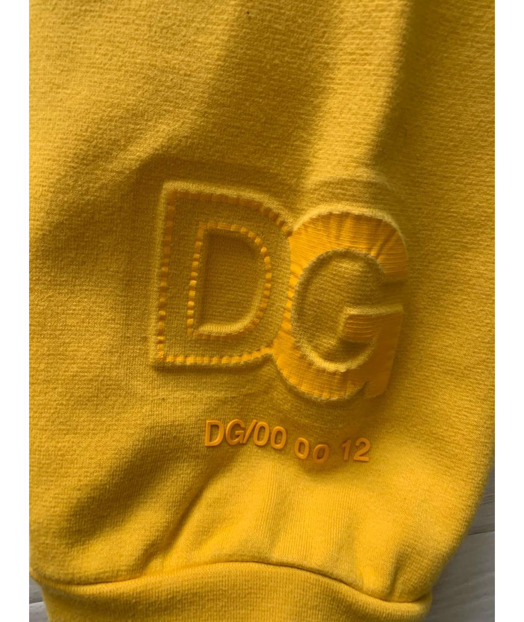 DOLCE&GABBANA Желтый хлопковый комплект, фото 5