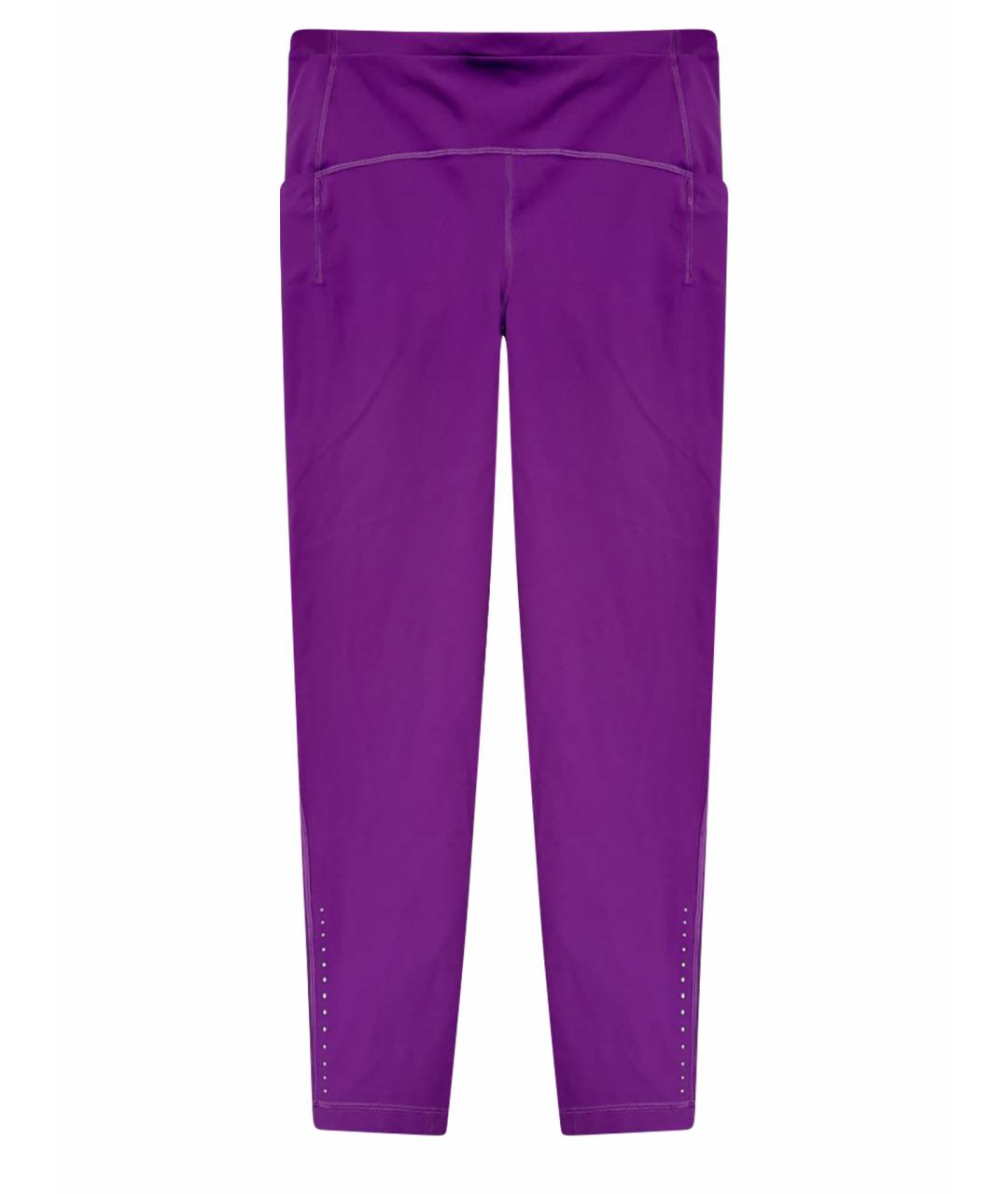 Lululemon Фиолетовые полиэстеровые спортивные брюки и шорты, фото 1