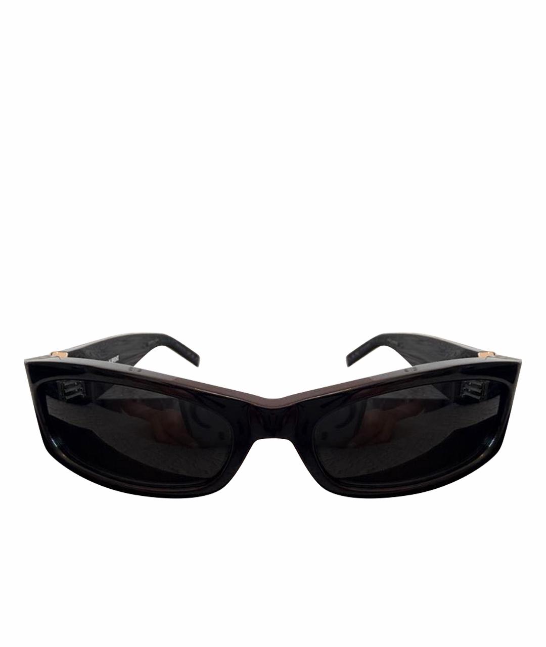 SAINT LAURENT Черные пластиковые солнцезащитные очки, фото 1