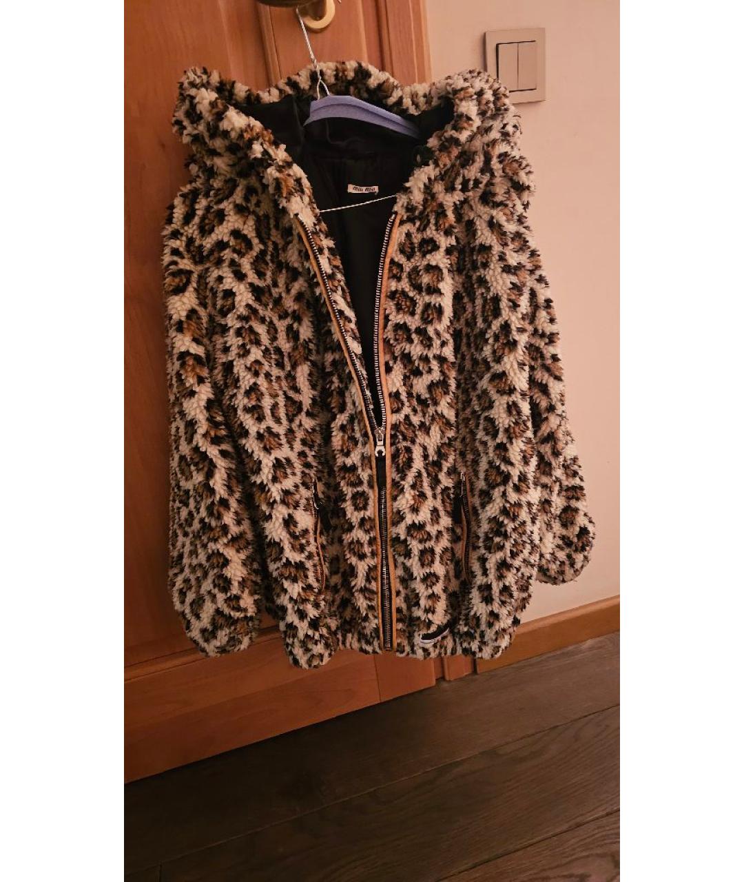 MIU MIU Полиэстеровая куртка, фото 5