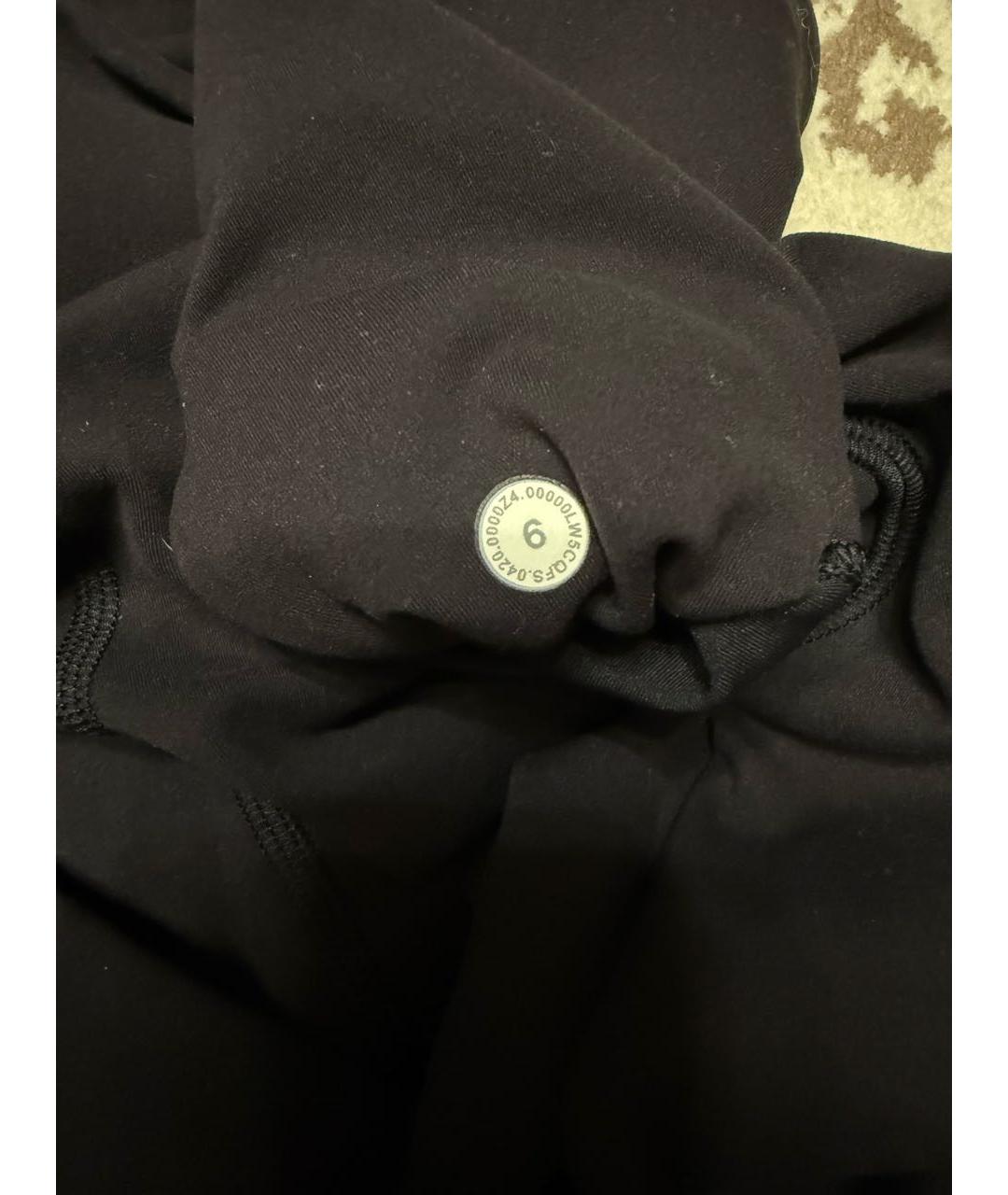 Lululemon Антрацитовые полиэстеровые спортивные брюки и шорты, фото 4