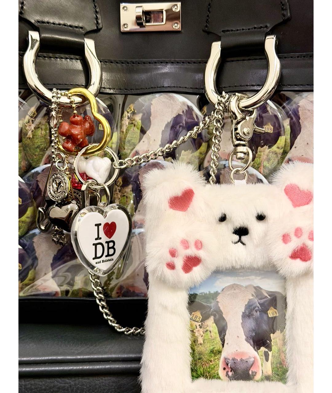 DOUBLET Черная кожаная сумка тоут, фото 4