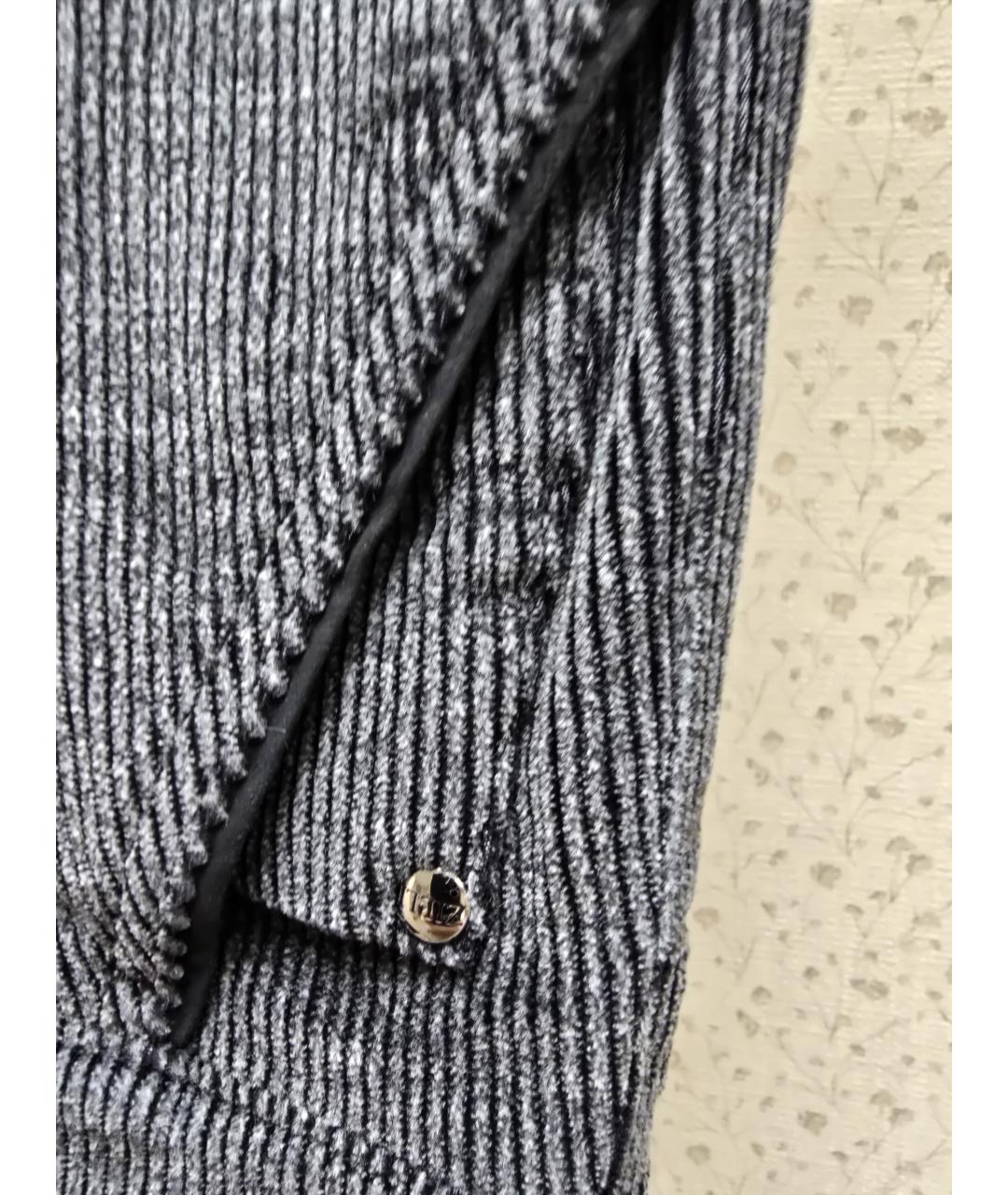 ZILLI Серые хлопко-эластановые повседневные брюки, фото 8