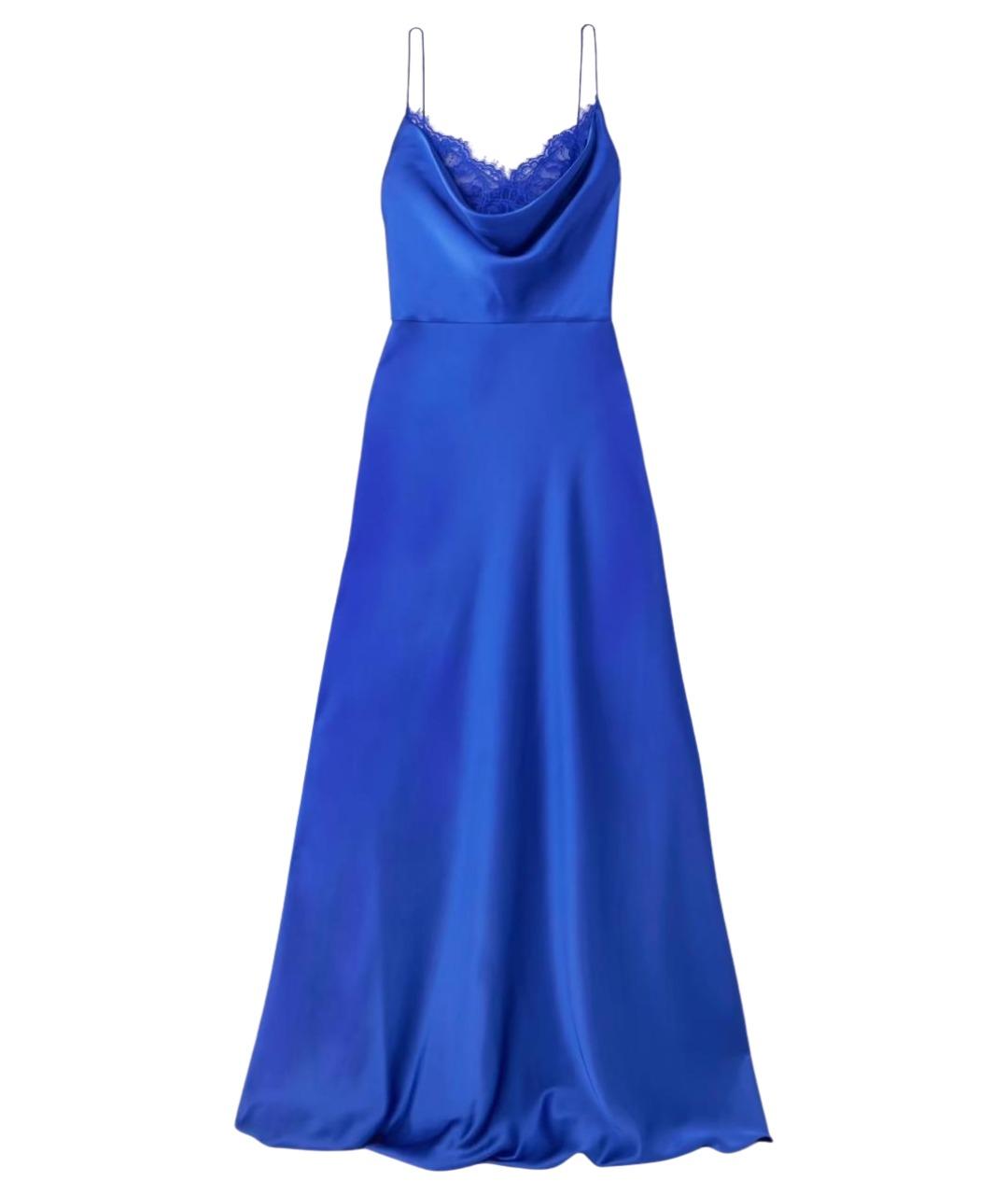 REBECCA VALLANCE Синее полиэстеровое вечернее платье, фото 1