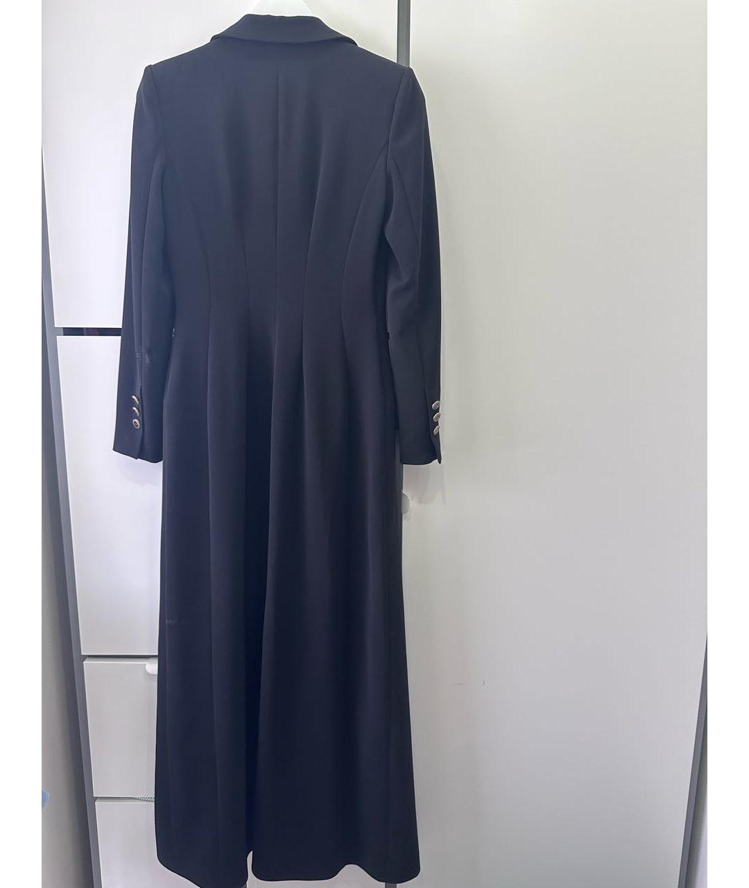 ELISABETTA FRANCHI Черное вискозное вечернее платье, фото 2