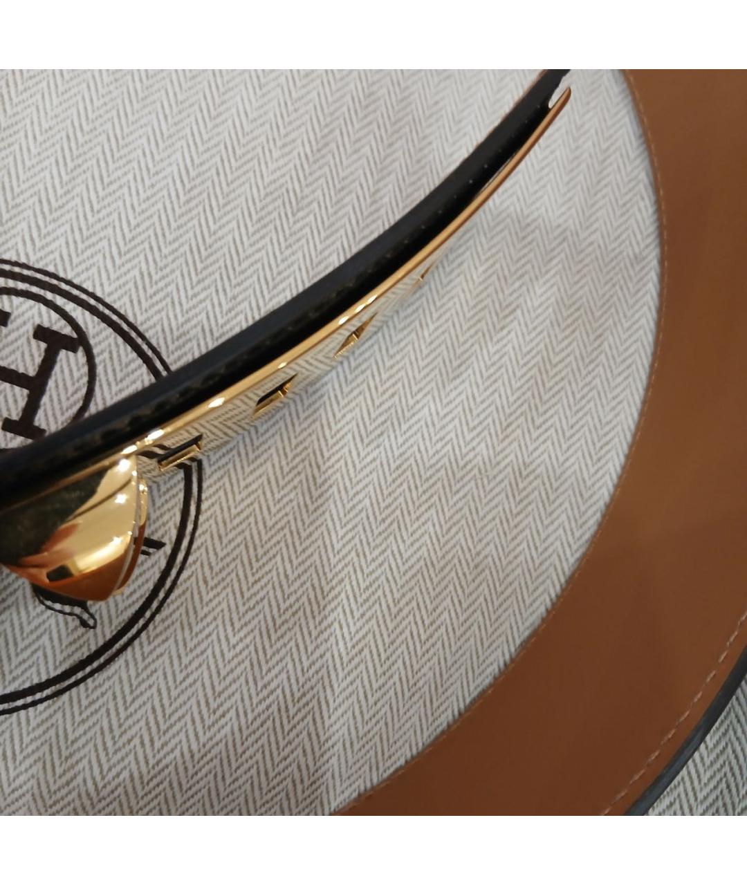 HERMES Черный кожаный ремень, фото 5