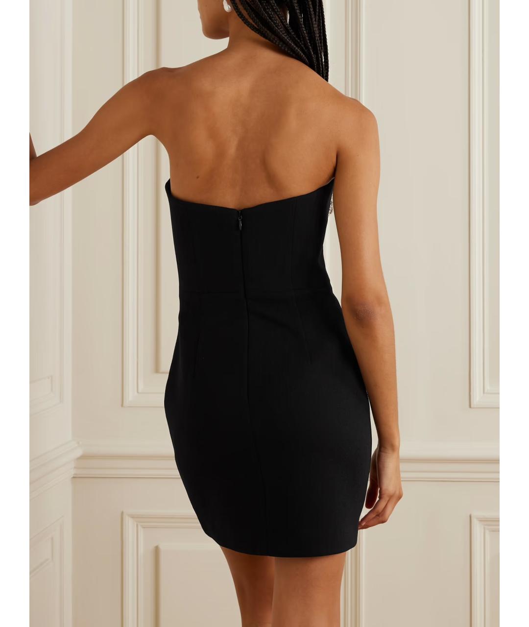 REBECCA VALLANCE Черное полиэстеровое коктейльное платье, фото 3