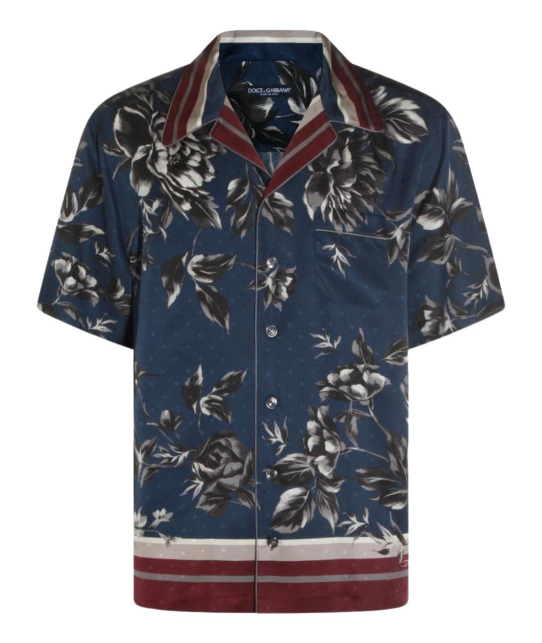 DOLCE&GABBANA Шелковая кэжуал рубашка, фото 1