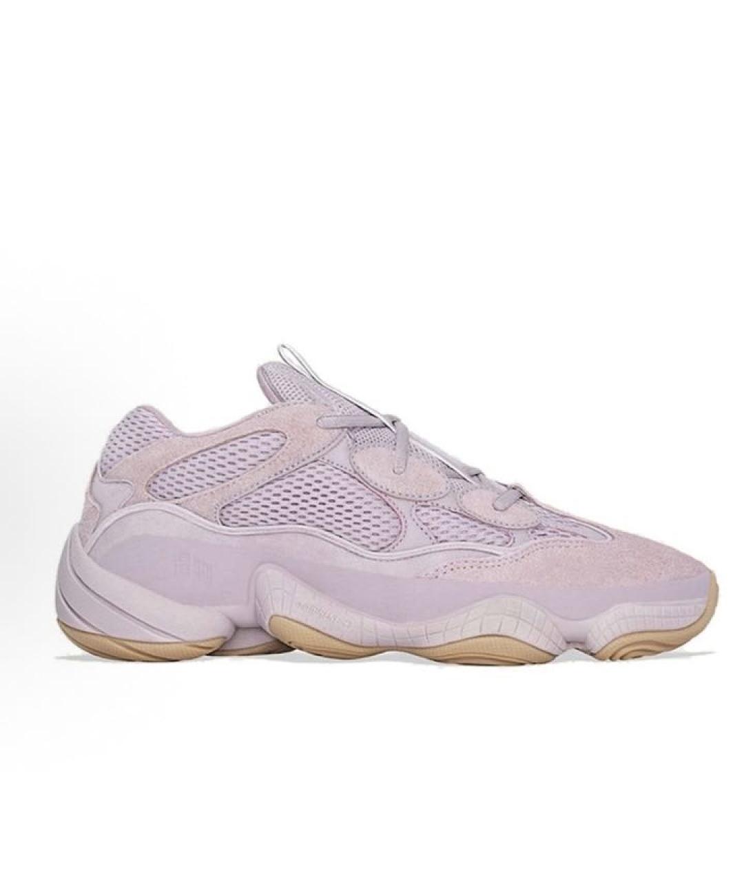 ADIDAS YEEZY Коралловые замшевые кроссовки, фото 6