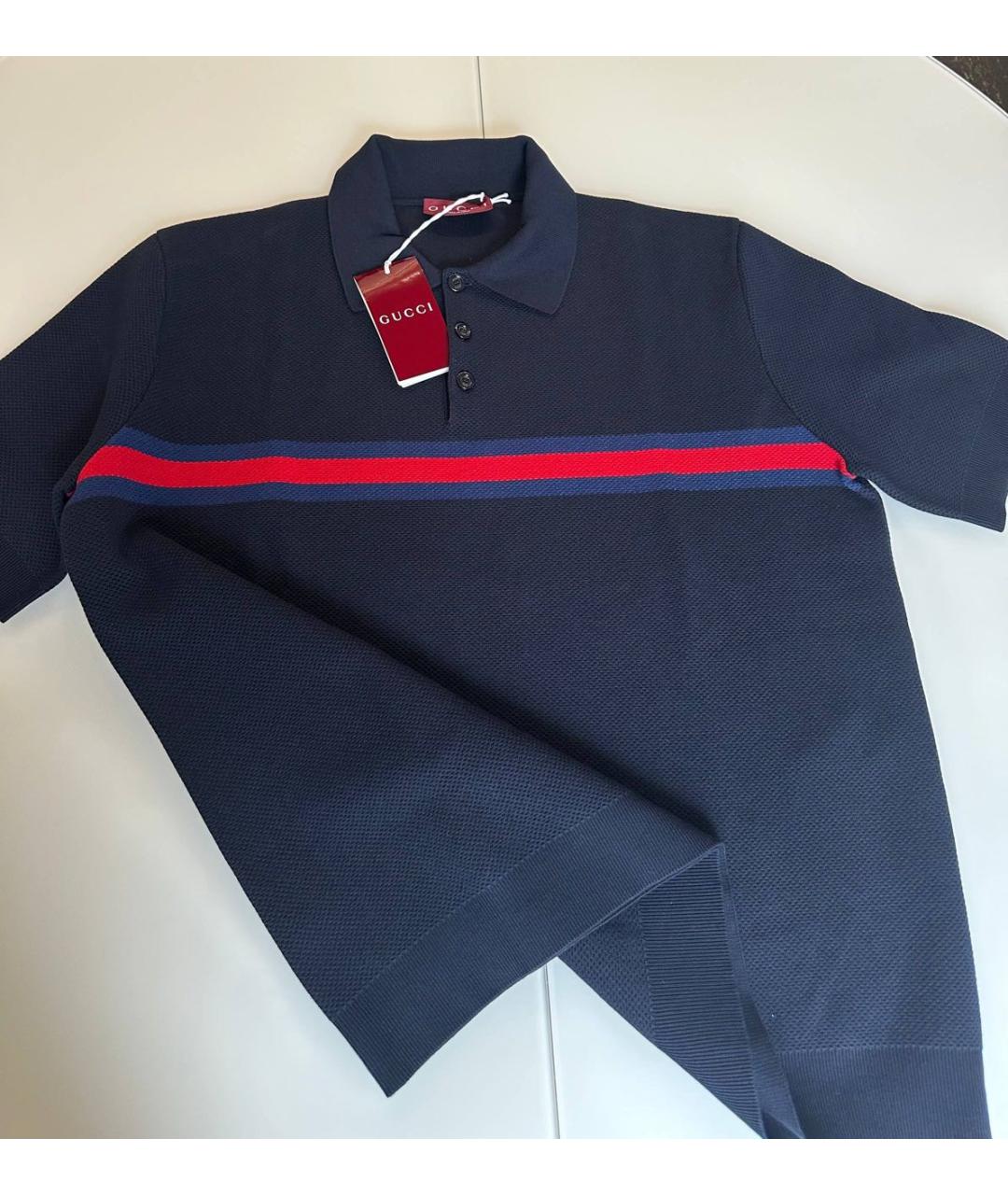 GUCCI Темно-синяя кэжуал рубашка, фото 2