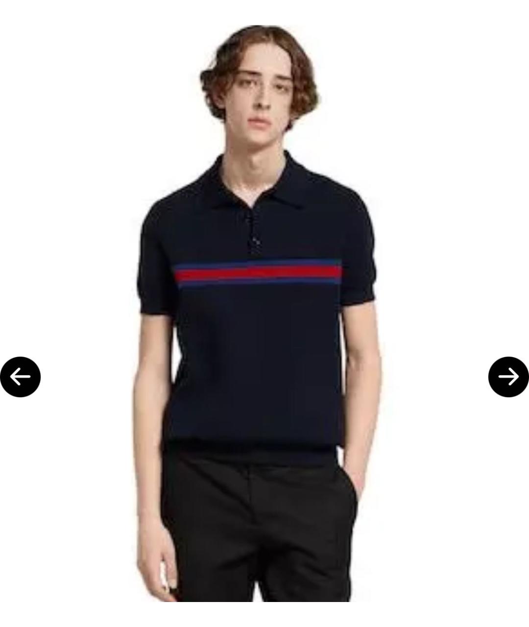 GUCCI Темно-синяя кэжуал рубашка, фото 5