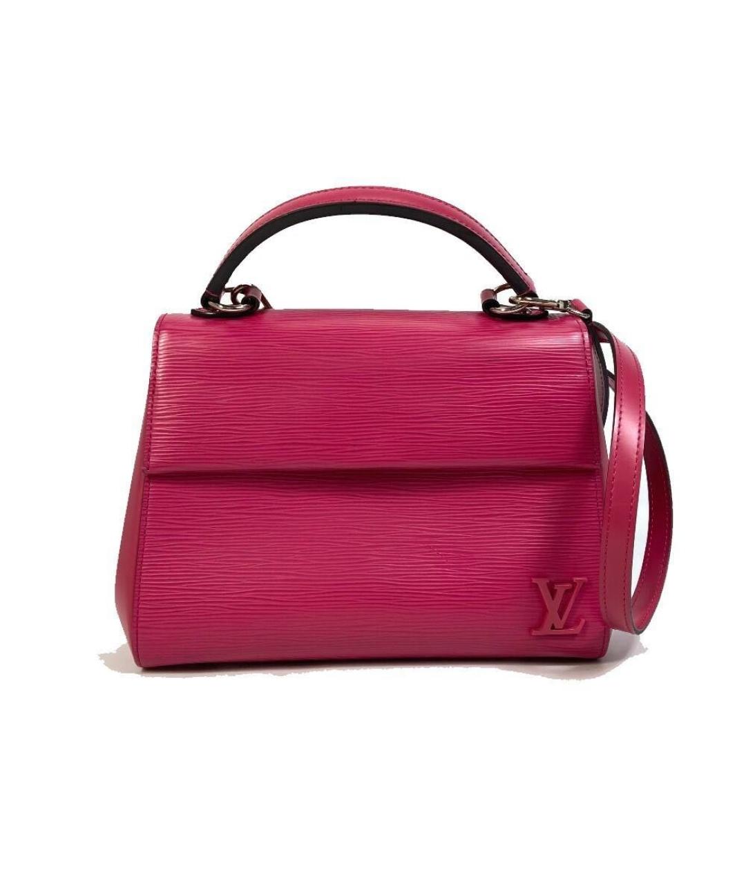 LOUIS VUITTON Розовая кожаная сумка через плечо, фото 8