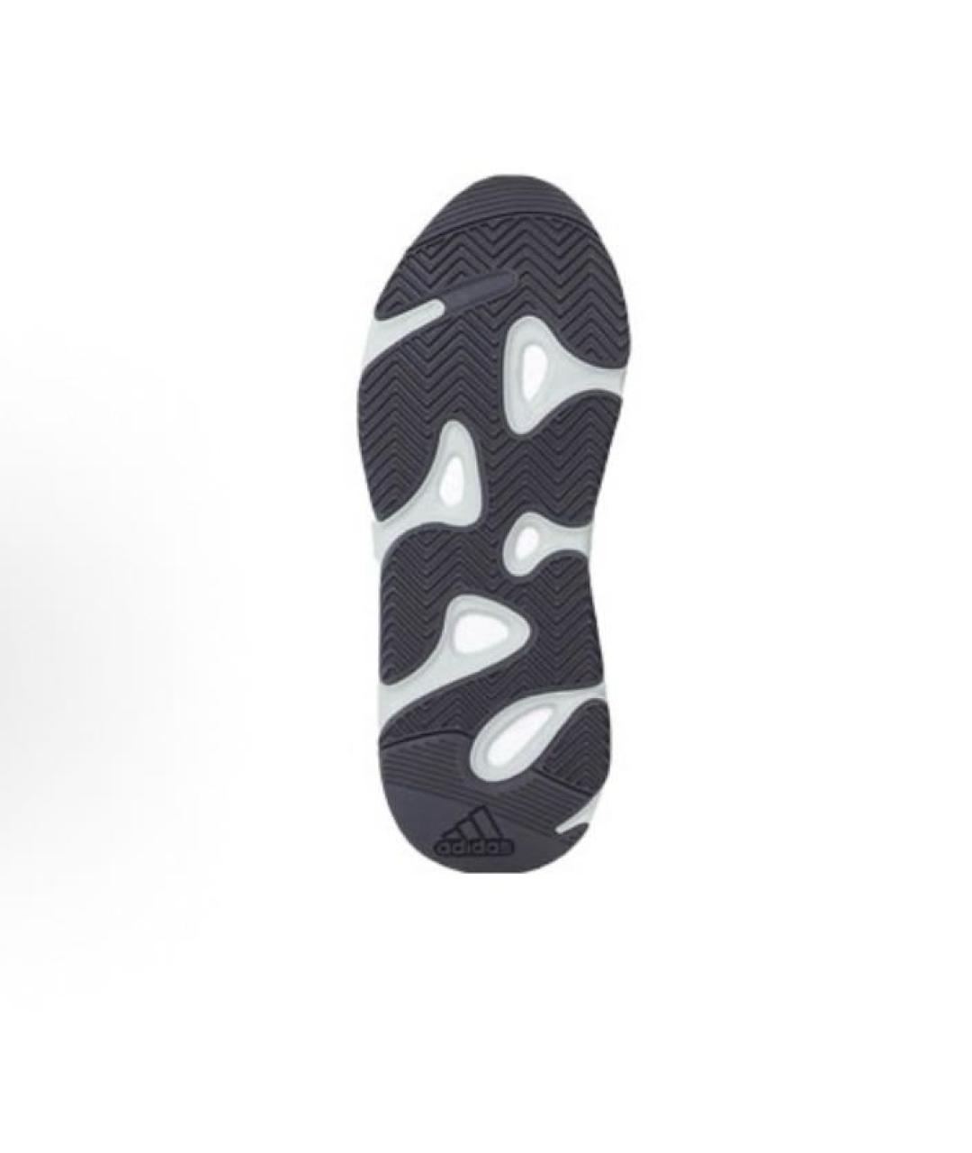 ADIDAS YEEZY Серые замшевые низкие кроссовки / кеды, фото 5