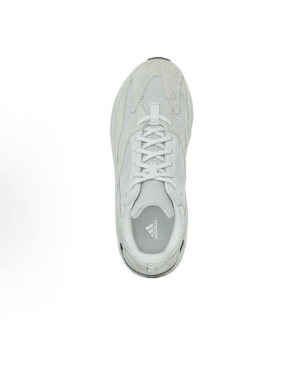 ADIDAS YEEZY Серые замшевые низкие кроссовки / кеды, фото 4