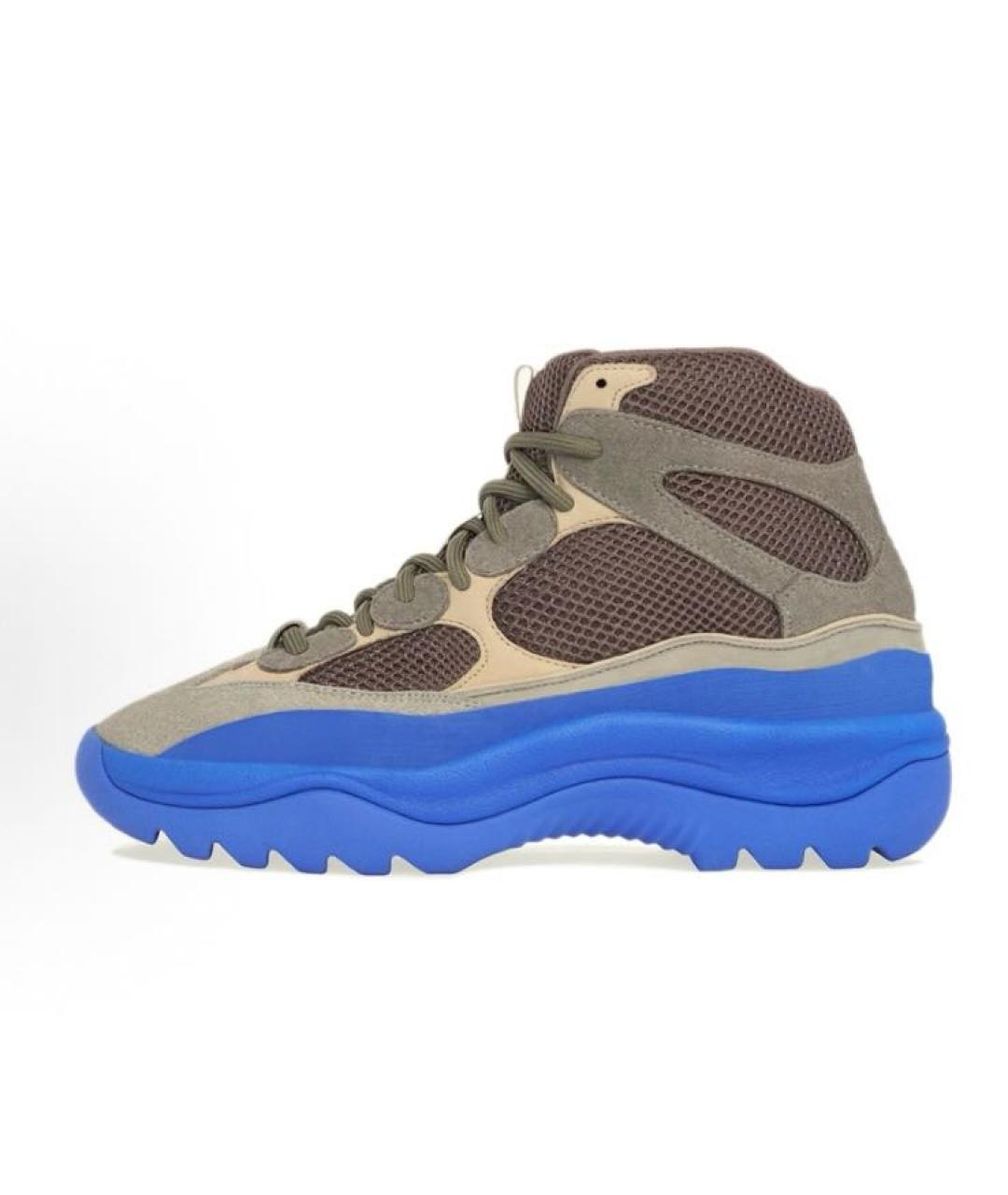 ADIDAS YEEZY Мульти замшевые высокие кроссовки / кеды, фото 2