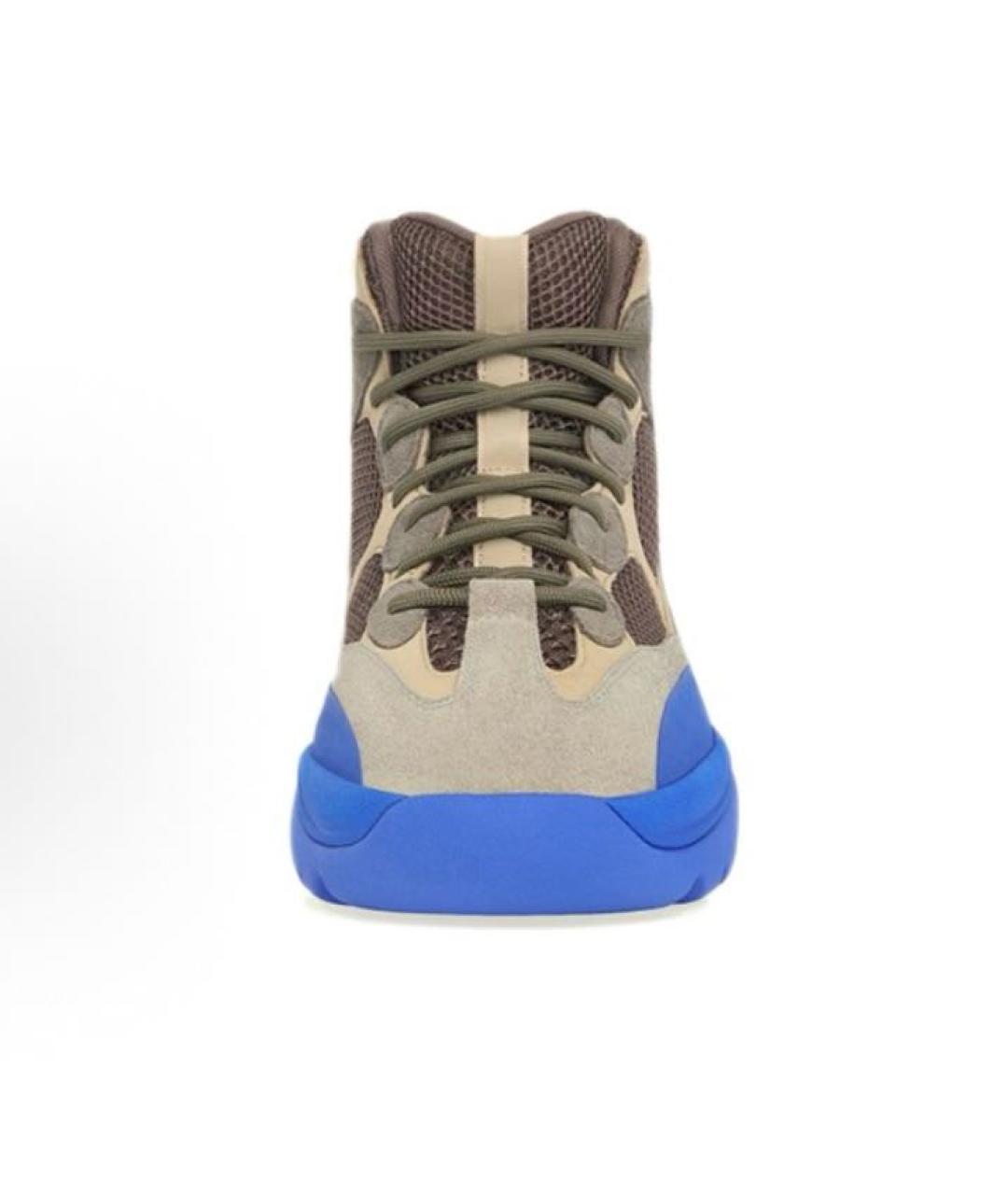 ADIDAS YEEZY Мульти замшевые высокие кроссовки / кеды, фото 3