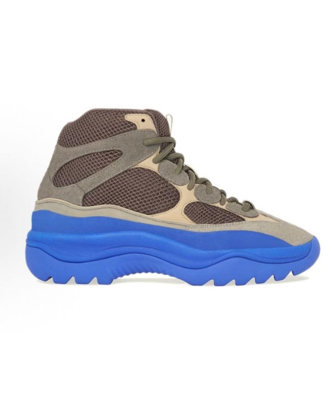 ADIDAS YEEZY Мульти замшевые высокие кроссовки / кеды, фото 6