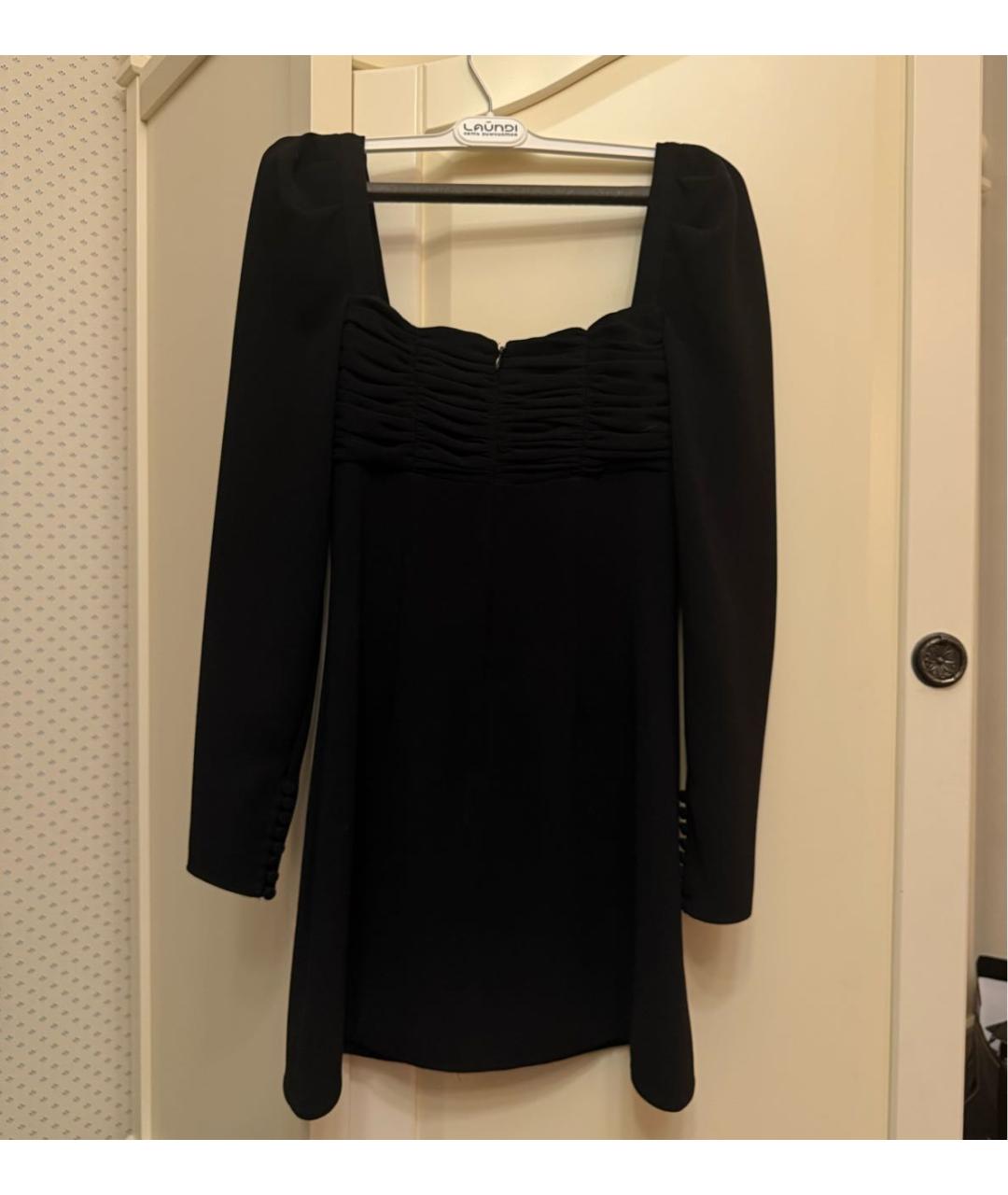 SELF-PORTRAIT Черное полиэстеровое коктейльное платье, фото 2