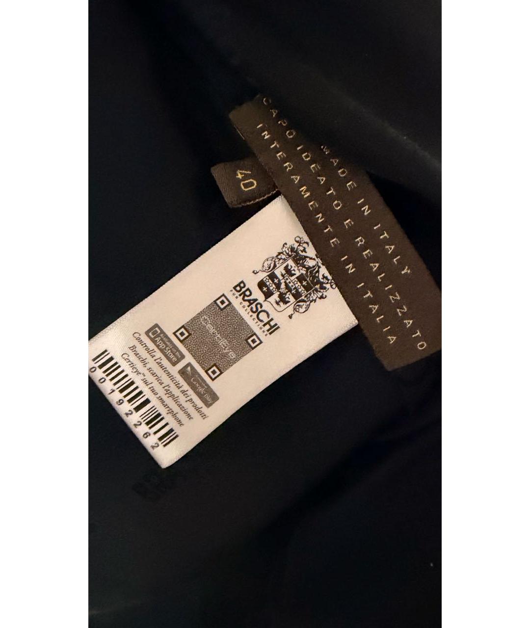 BRASCHI Черная меховая шуба, фото 8